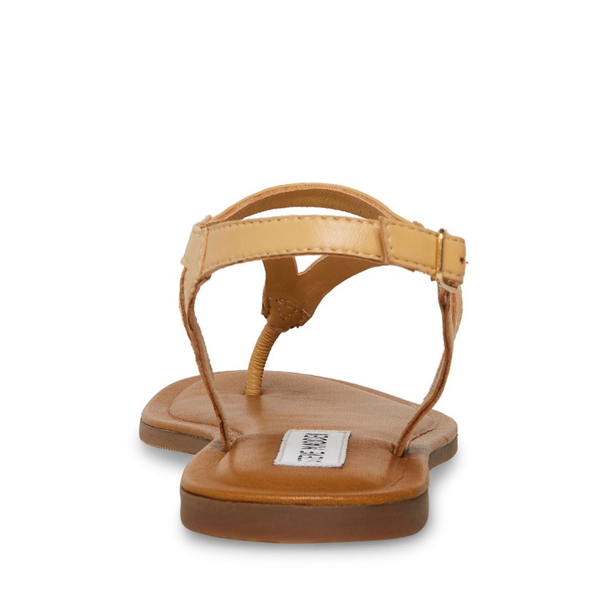 Beige Steve Madden Sydney Women's Flat Sandals | PH 1806TAW